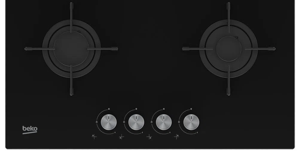 Beko HILG 64220 S piano cottura Incasso Gas Nero