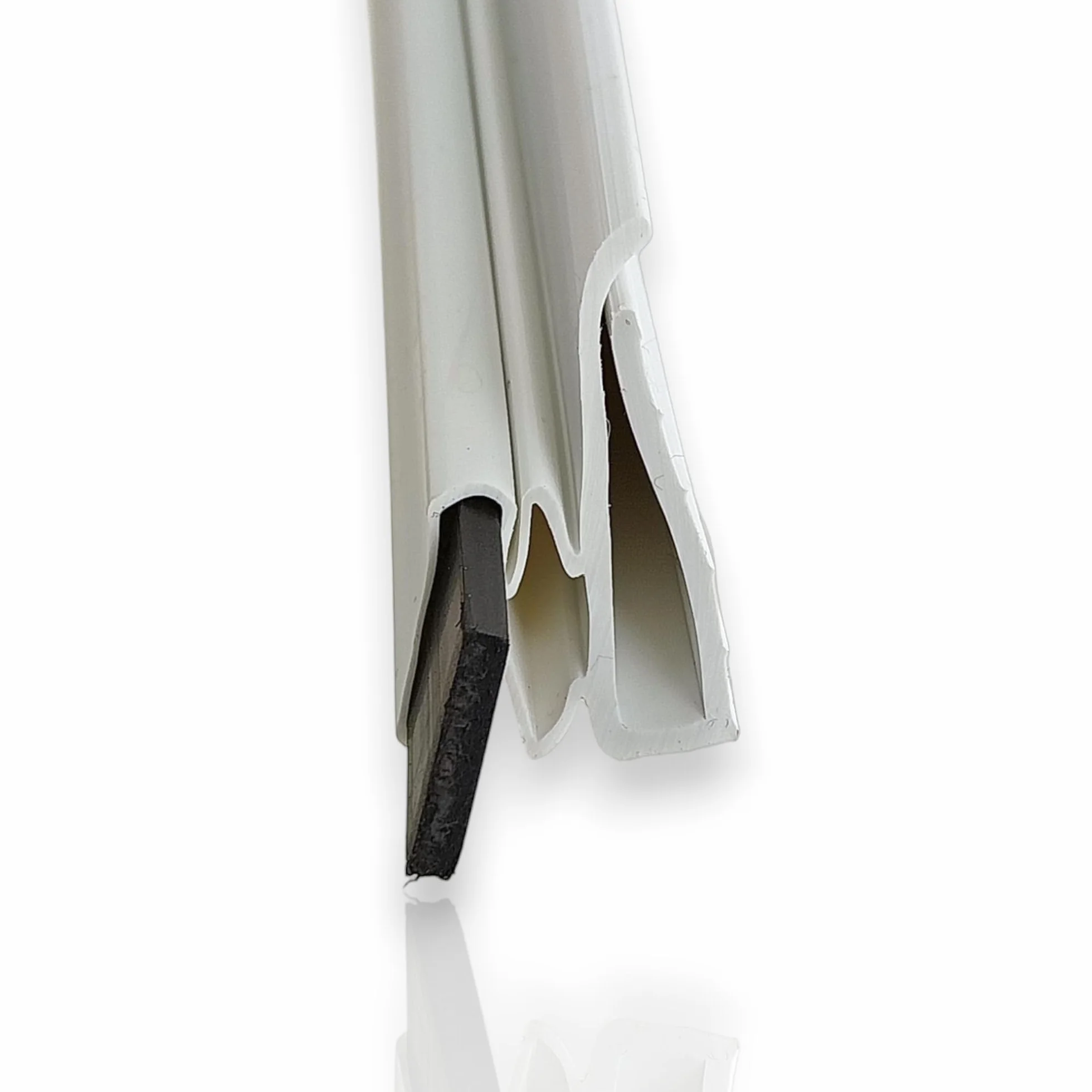 DL-pro - Set di guarnizioni magnetiche universali per porta, 1300 x 700 mm, in gomma, per avvitamento nel frigorifero, combinazione frigorifero-congelatore (senza adesivo)