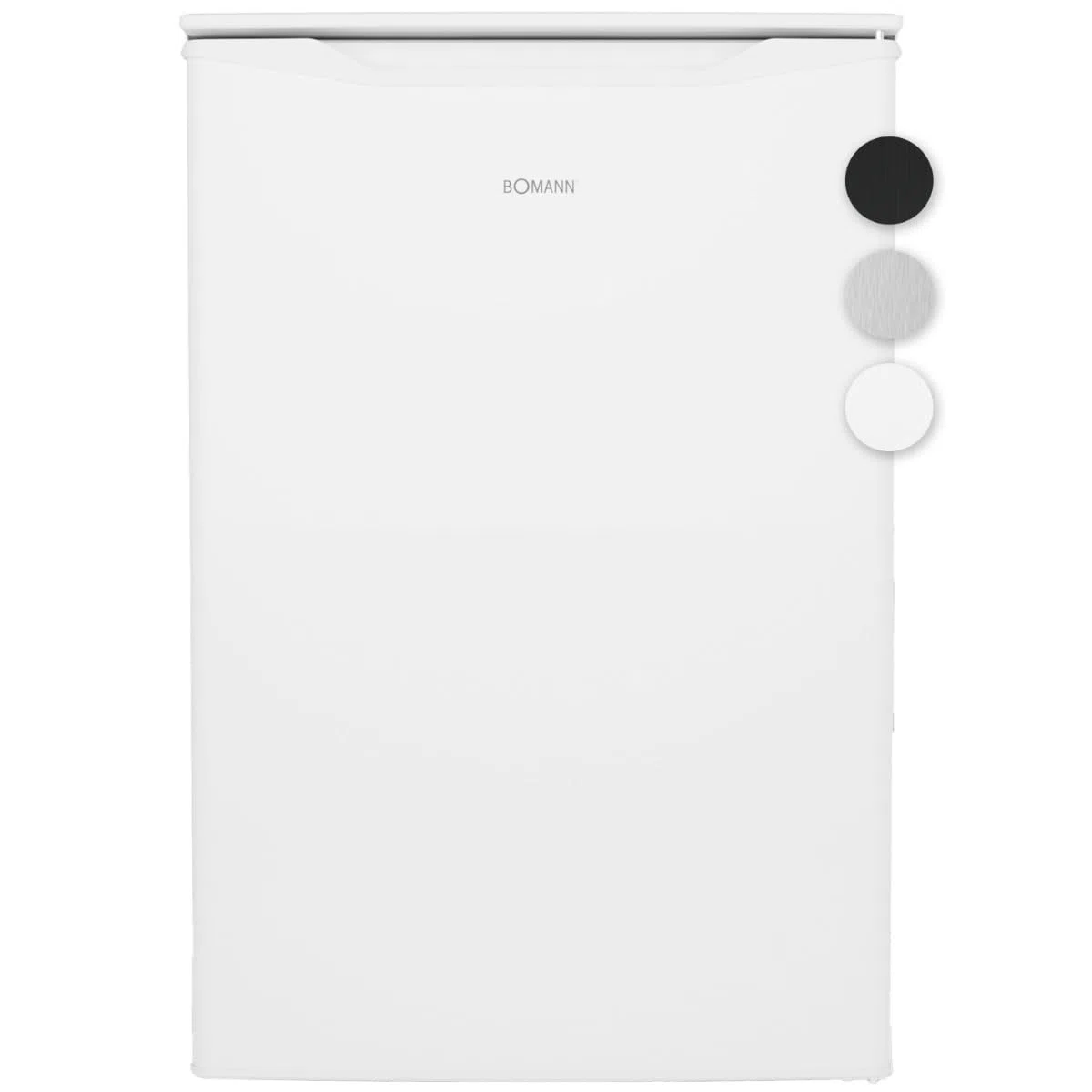 Bomann, Congelatore 87 L GS7253-Bianco 4 Stelle, Controllo Progressivo della Temperatura, 3 Cassetti, Vaschetta Ghiaccio, Reversibile, Classe N/ST/T, Ideale per Carne e Verdura, Rumorosità 40 dB