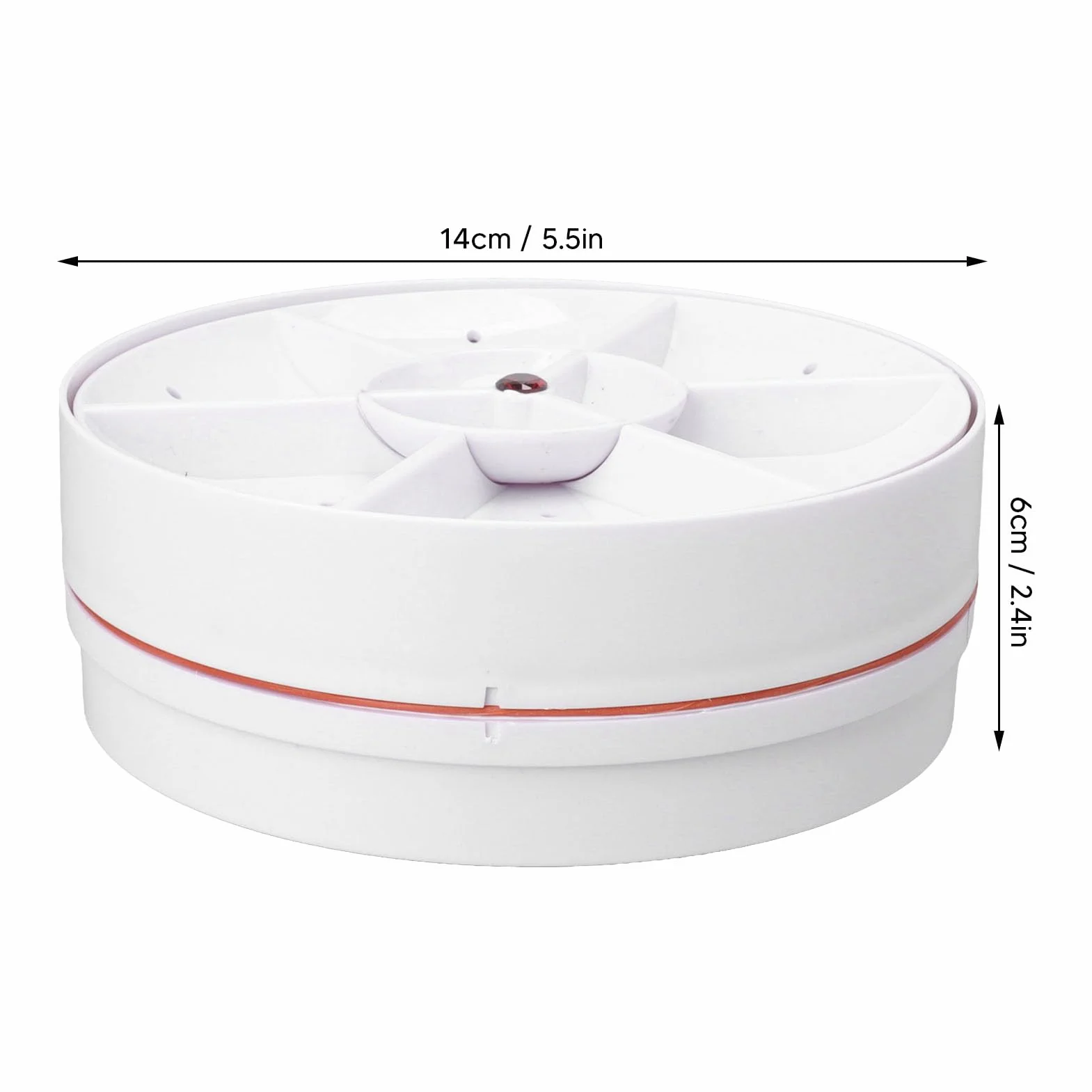 Focket Mini lavastoviglie, Piccola lavastoviglie Portatile USB Senza Fili, lavastoviglie Domestica Senza Installazione per Lavare i Piatti con spegnimento Automatico temporizzato (Rosso)