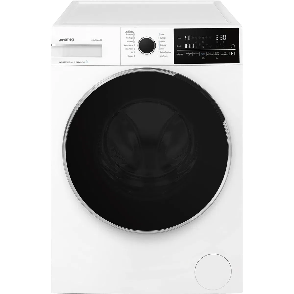 Smeg WDN854SLD - Lavasciuga 8+5 Kg, Libera installazione, 1400 giri, Classe energetica D