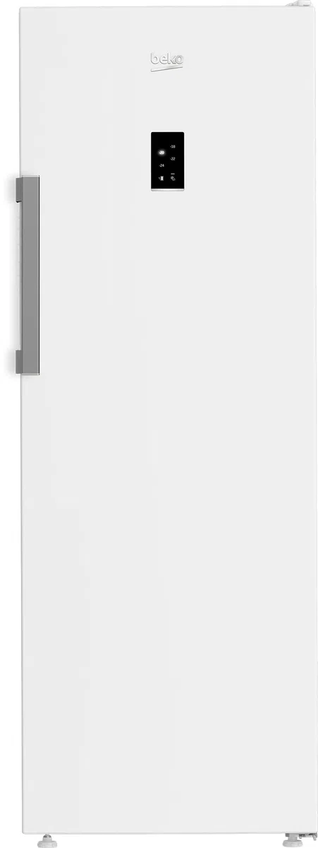 Beko B3RFNE294W - Congelatore Verticale, 260 litri, No Frost, Congelamento 15 kg/24h, Classe energetica E