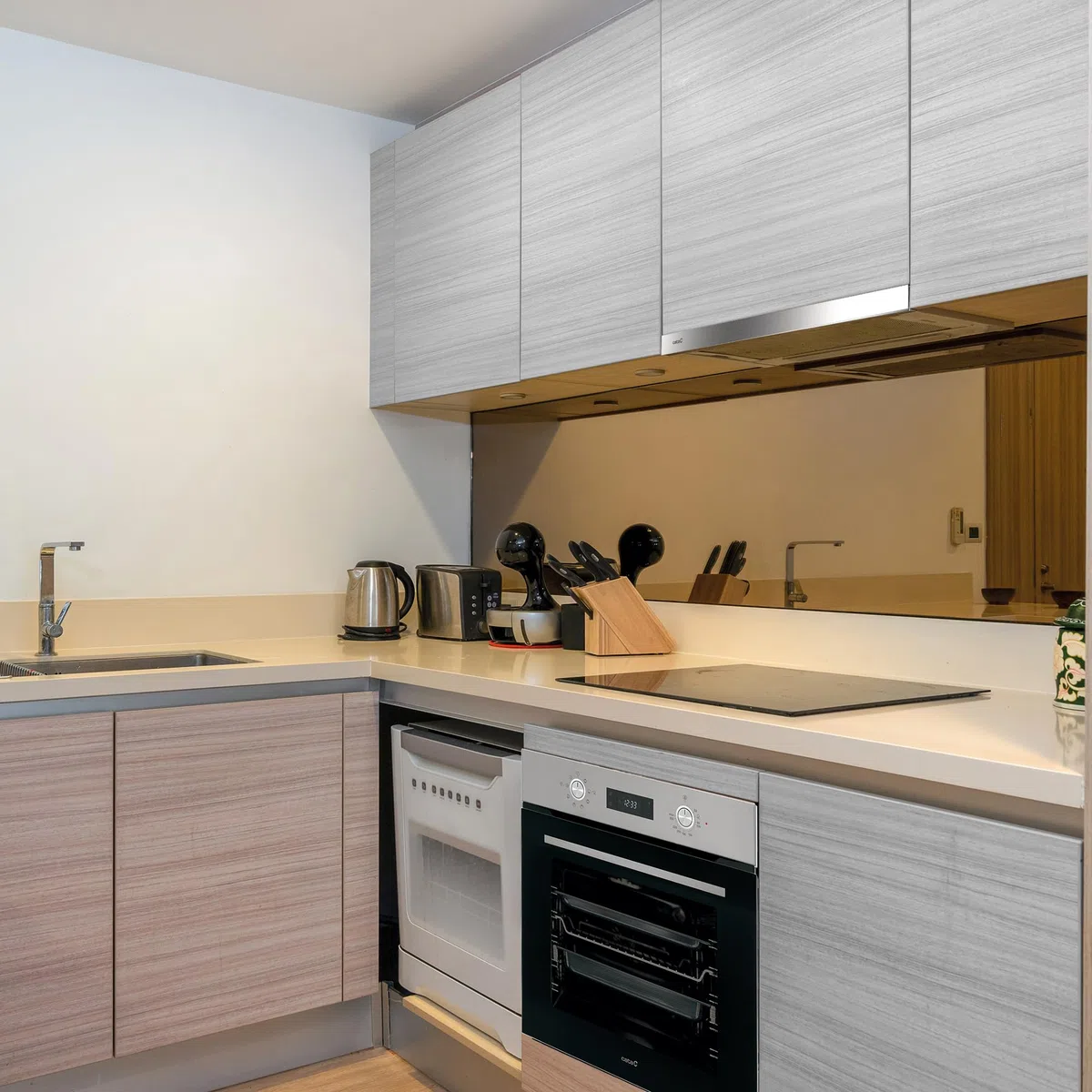 CATA TF 2003 DURALUM 900 Cappa Aspirante Cucina Pannello di Controllo Meccanico 2 Livelli di Aspirazione Illuminazione LED Extra Silenzioso Acciaio Inox Classe Energetica C 97cm
