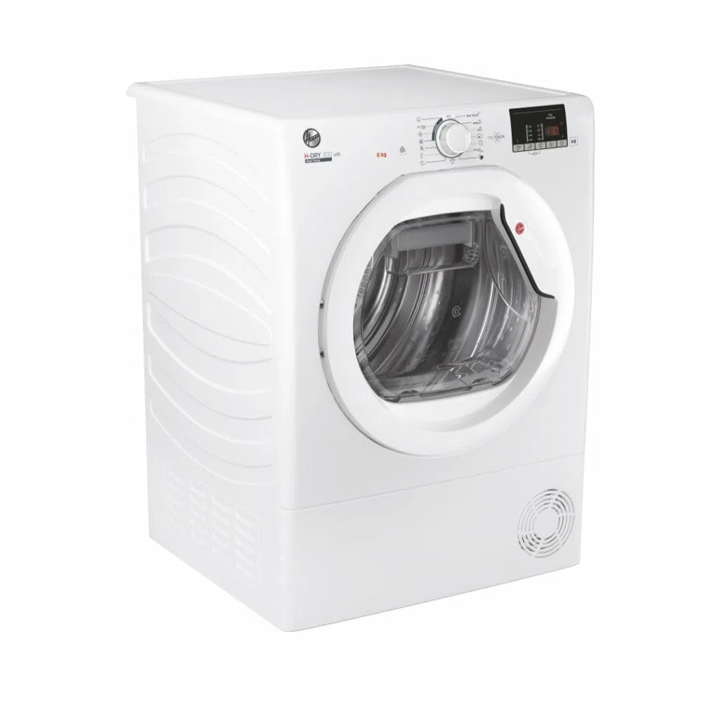 Hoover HLE H8A2DE-S - Asciugatrice con pompa di calore, Libera installazione, 8kg, Classe energetica A++