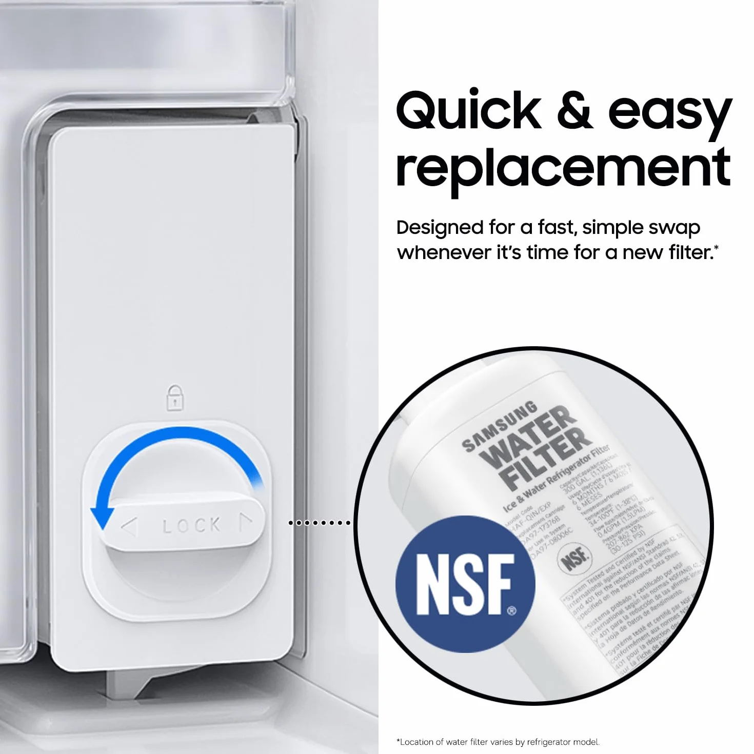 SAMSUNG Filtro acqua frigorifero HAF-QIN/EXP DA97-17376B