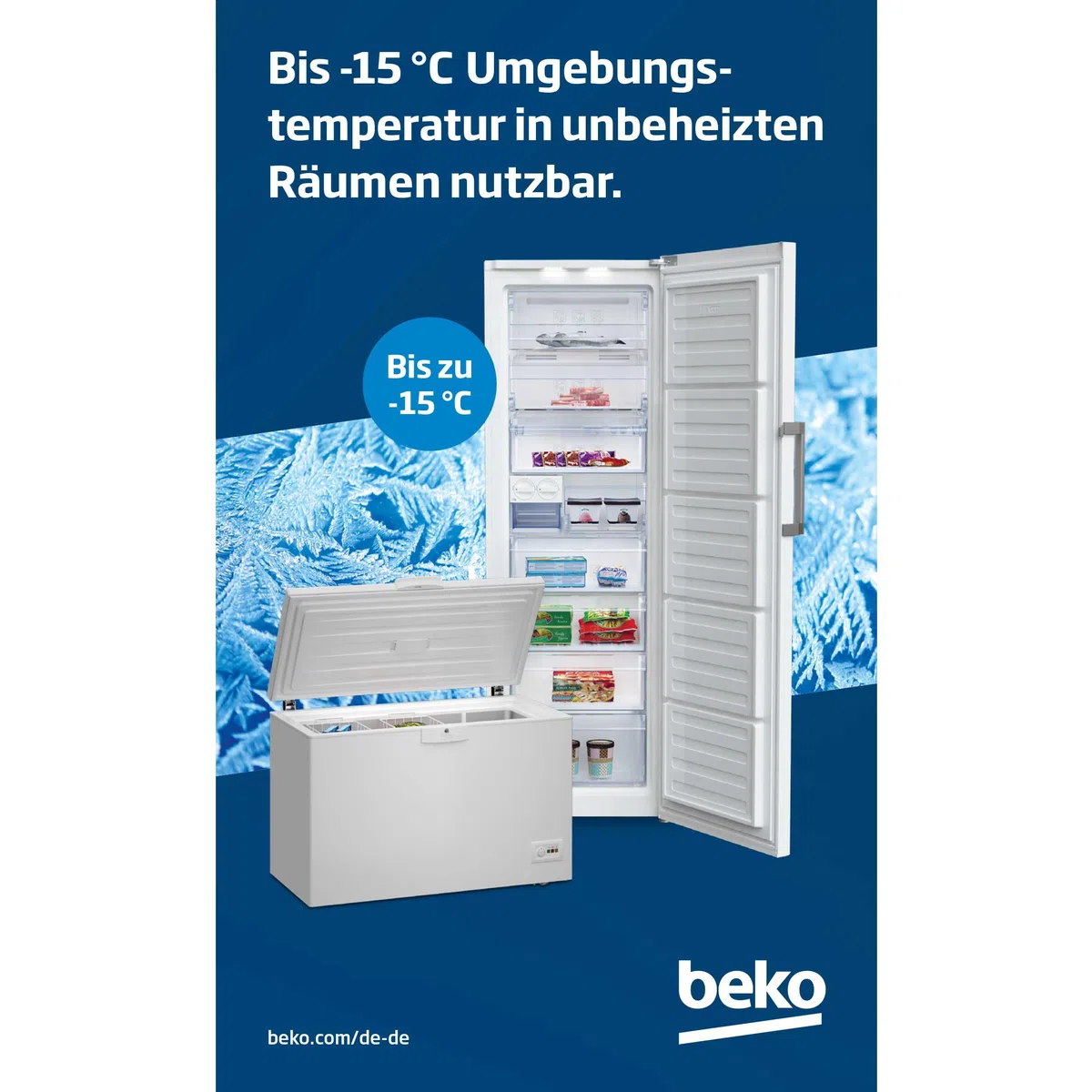 Beko RFNM200T40WN Congelatore Verticale Libera Installazione 177 L E Bianco