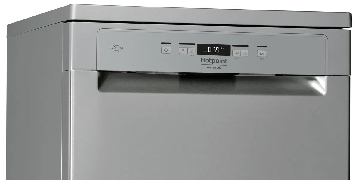 Hotpoint Ariston HA4FFC14BX Lavastoviglie Libera Installazione 14 Coperti Classe C ActiveDry Terzo Cesto Fisso 85 x 60 x 59 cm