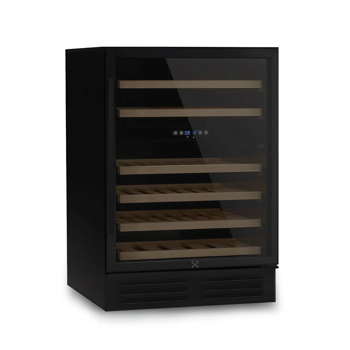 LES PETITS CHAMPS Cantinetta Vino Dual Zone CAVCEDB46 Nero 46 Bottiglie