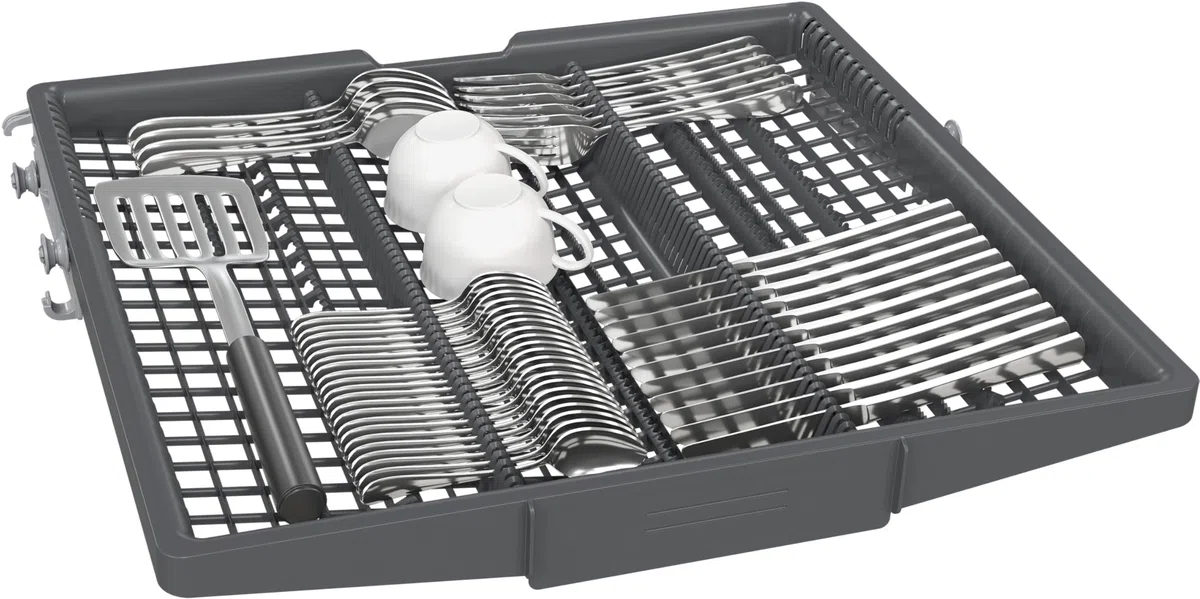 iQ500 - Lavastoviglie completamente integrata, 60 cm, con cerniera per particolari situazioni di installazione, SN95EX22CE