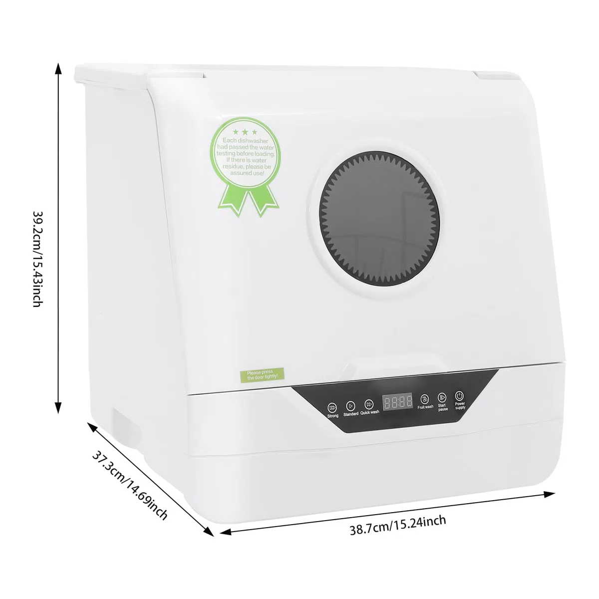 Mini lavastoviglie da 220 V, 800 W, con 4 programmi di lavaggio, per cucina, appartamento, campeggio, camper