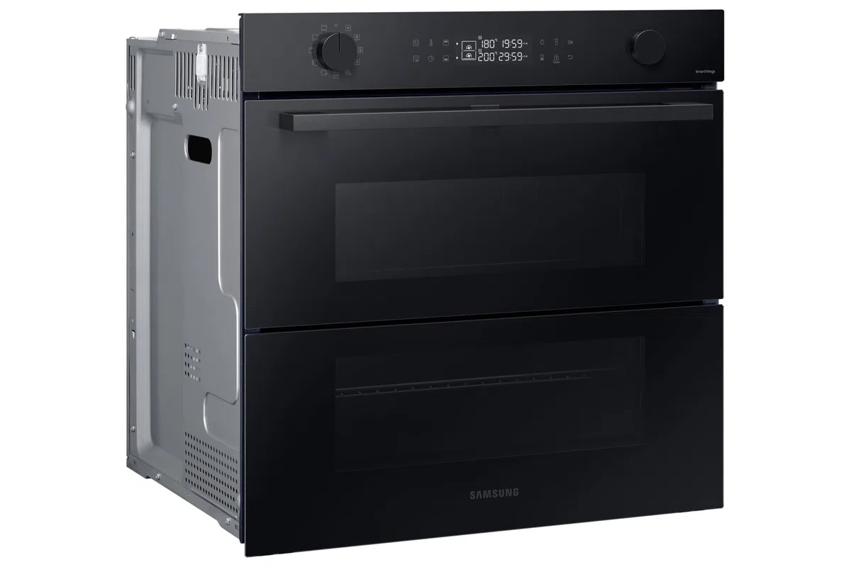Forno Samsung ad incasso NV7B4540VBK 60 cm 76 l dual cook flex serie 4 doppia porta vapore grill wifi display led nero classe a+