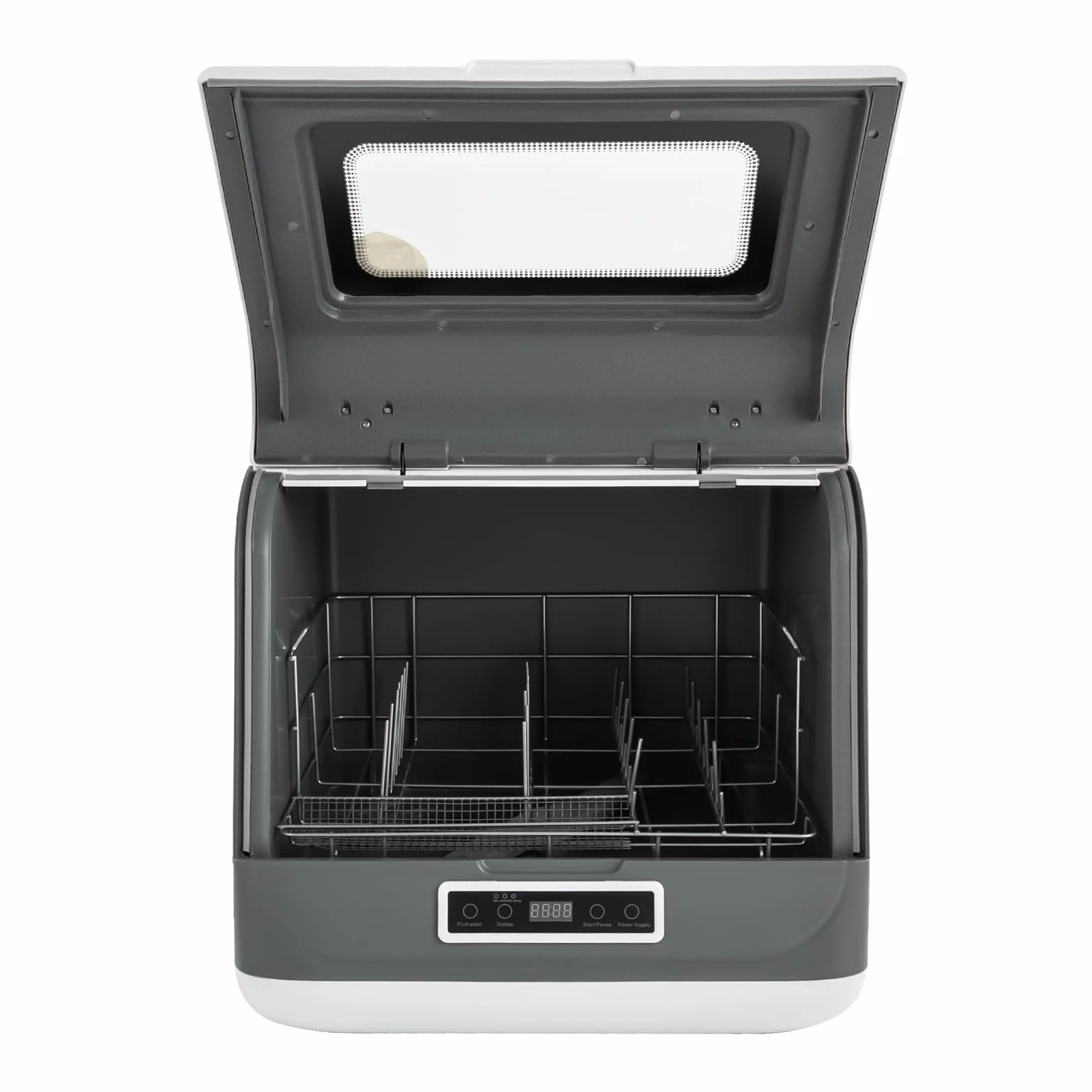 Mini lavastoviglie da tavolo con controllo touch e funzione di asciugatura, 3 modalità di risciacquo, 4-6 coperti, lavastoviglie compatta, per cucina, appartamento, ufficio