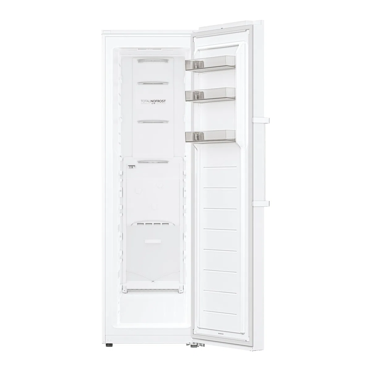 Haier Congelatore con sbrinamento automatico e macchina per cubetti di ghiaccio I Instaswitch H4F306WDH1 I Total No Frost congelatore, capacità 301 l, utilizzabile anche come frigorifero I Freezer con