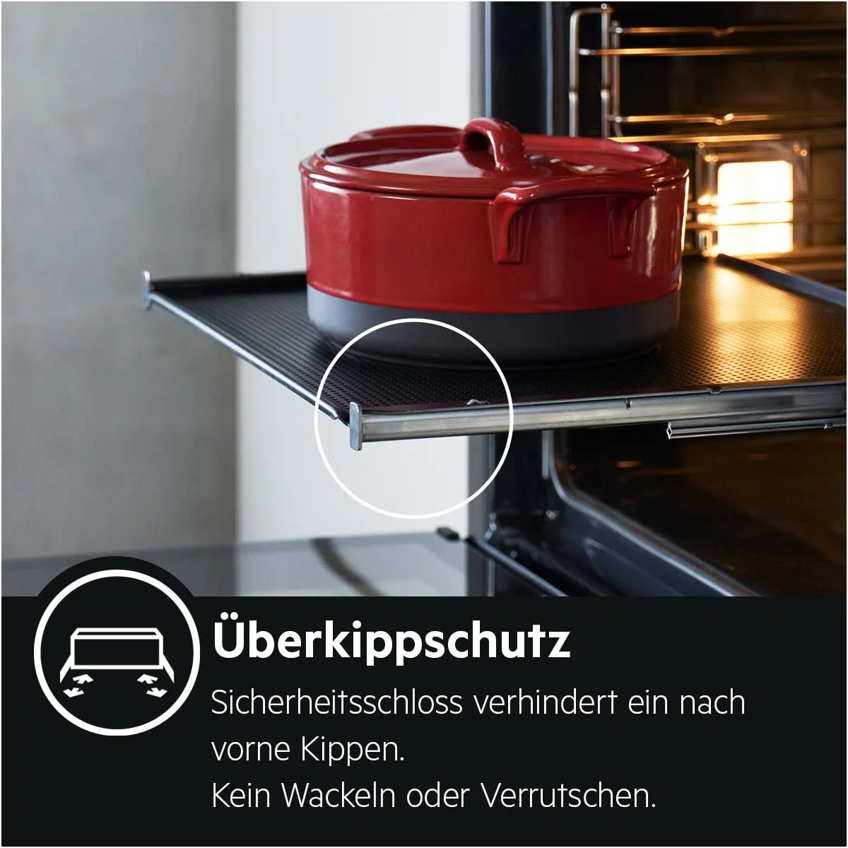 Electrolux TR3LV, Guide Telescopiche per Forno, 3 Livelli di Altezza, Argento, 32 x 14 x 383 mm