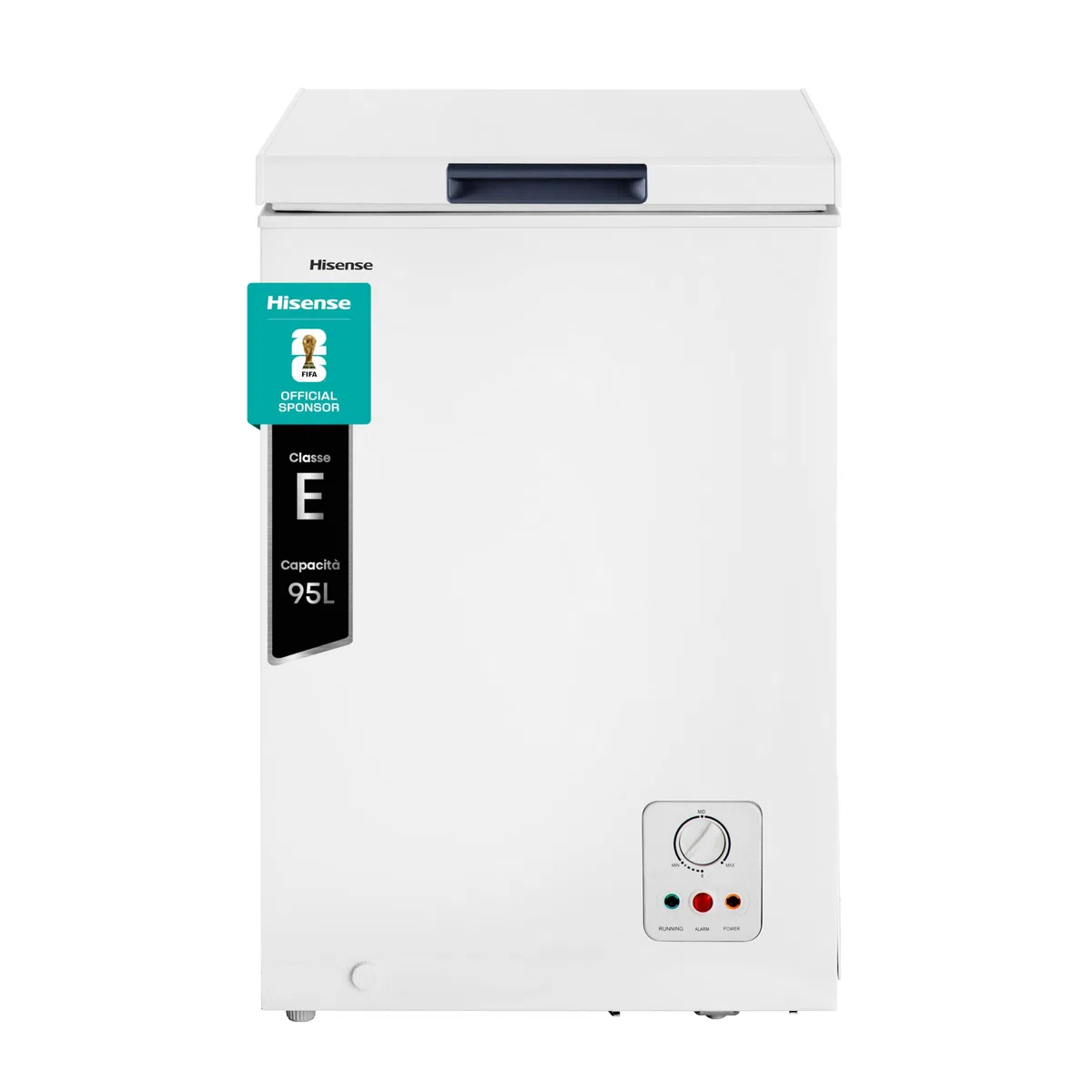 Hisense MCF95E Congelatore a Pozzo 95 L Silenzioso 40 dB Bianco 54.6x47.9x85.4 cm