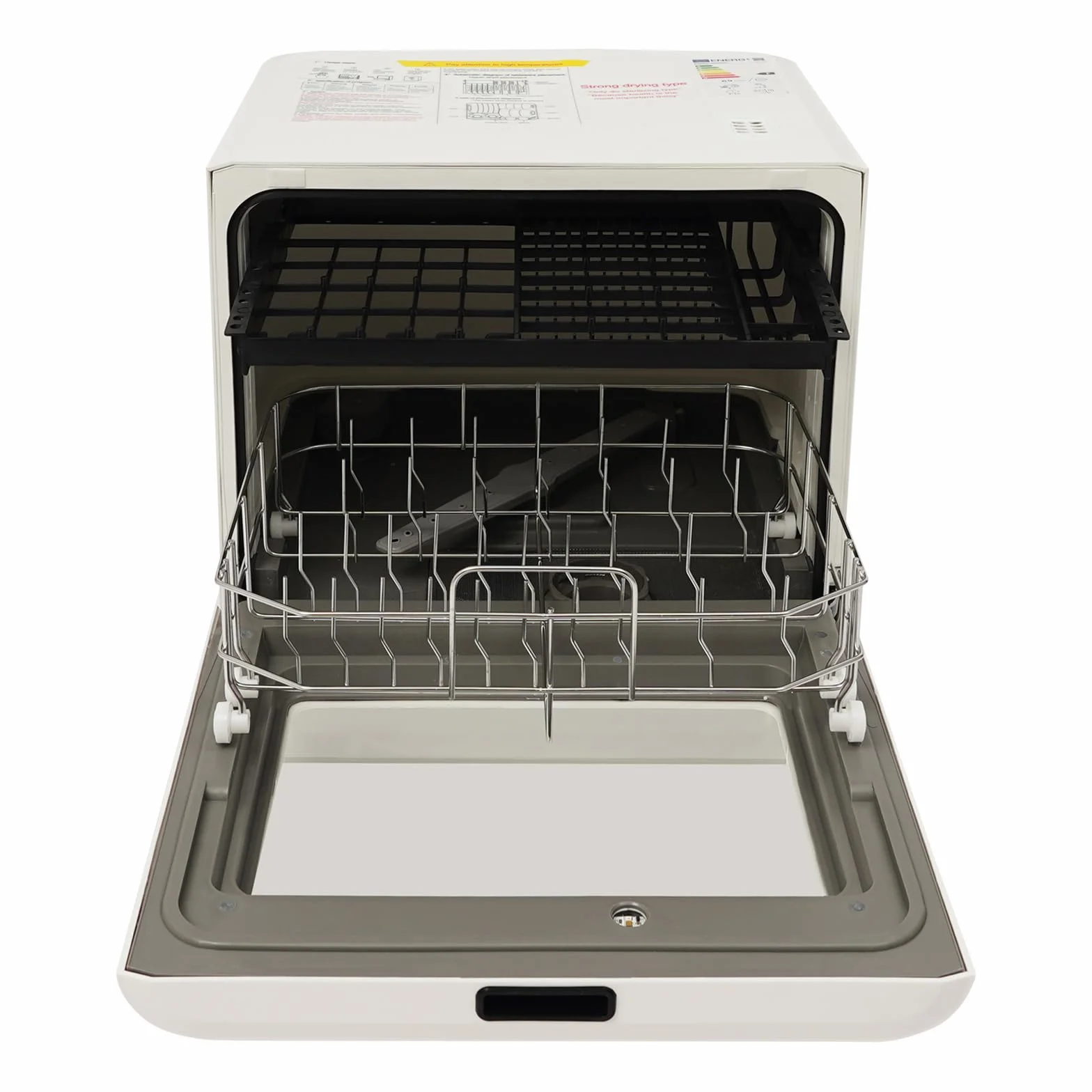 Lavastoviglie da tavolo, 4 programmi, acqua calda 72 °C con funzione di asciugatura, 800 W Lavastoviglie Elettrica, Touch Funzionamento