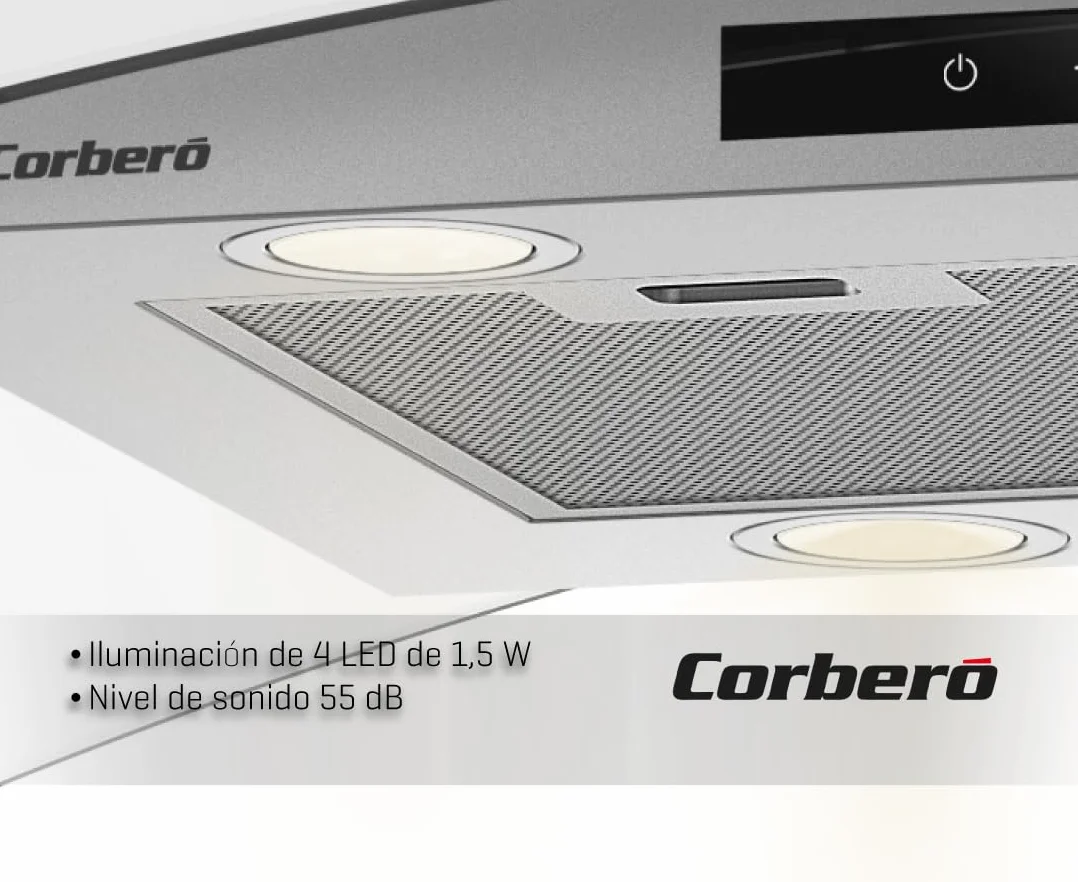 Cappa isola, 90 cm, portata 1000 m3/h, Inox, 3 velocità, filtro alluminio 3 strati, filtro carbone, efficienza energetica A++