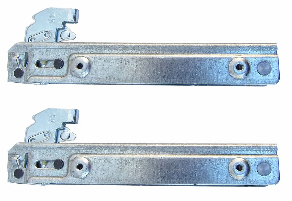 Nardi Glem Gas - Kit 2 cerniere lunghe 155 x 21 mm. per porta forno con doppio vetro 031199009933R - KCF3696