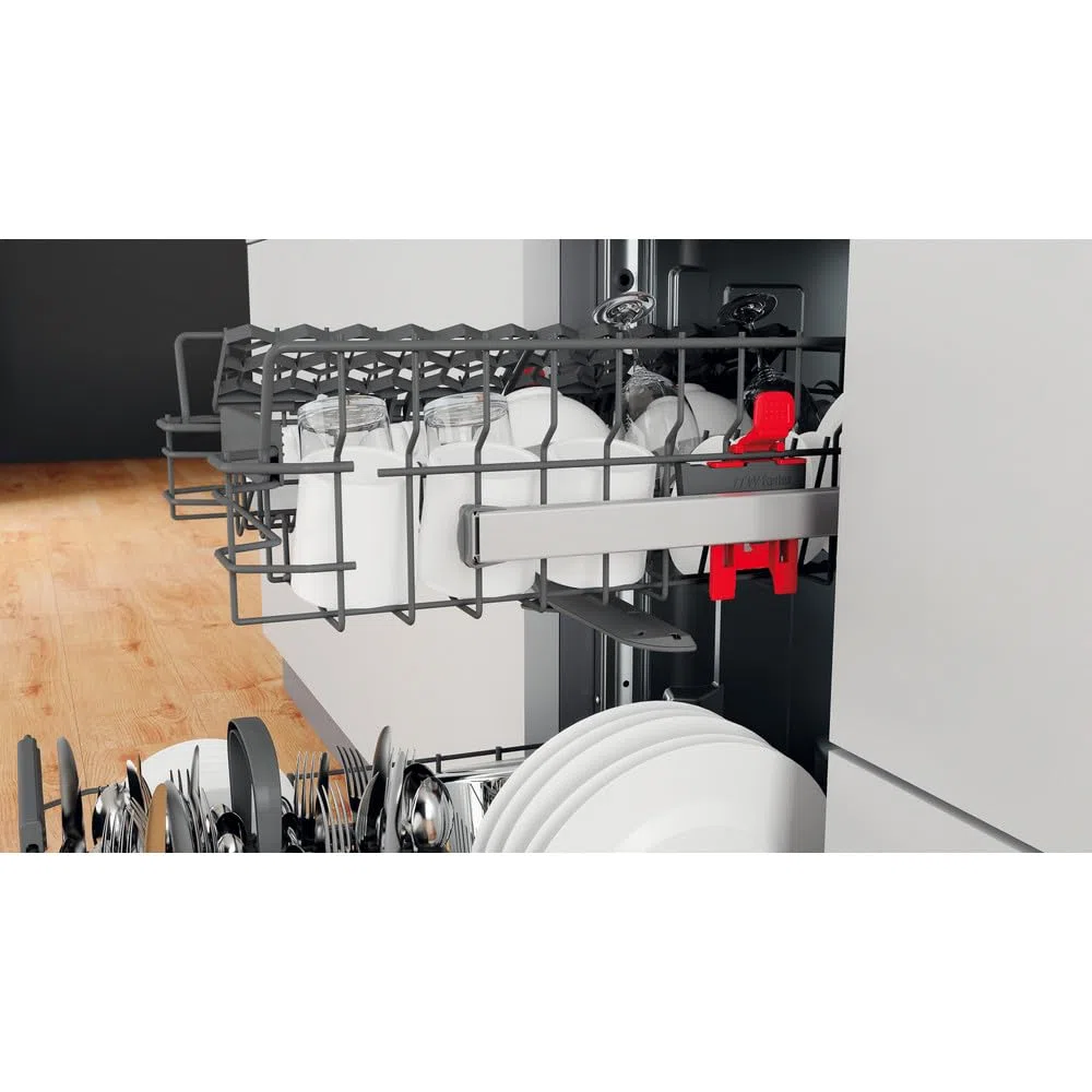 Whirlpool WSIC 3M27 - Lavastoviglie slim da 45 cm, 10 coperti, classe A++, Sesto senso