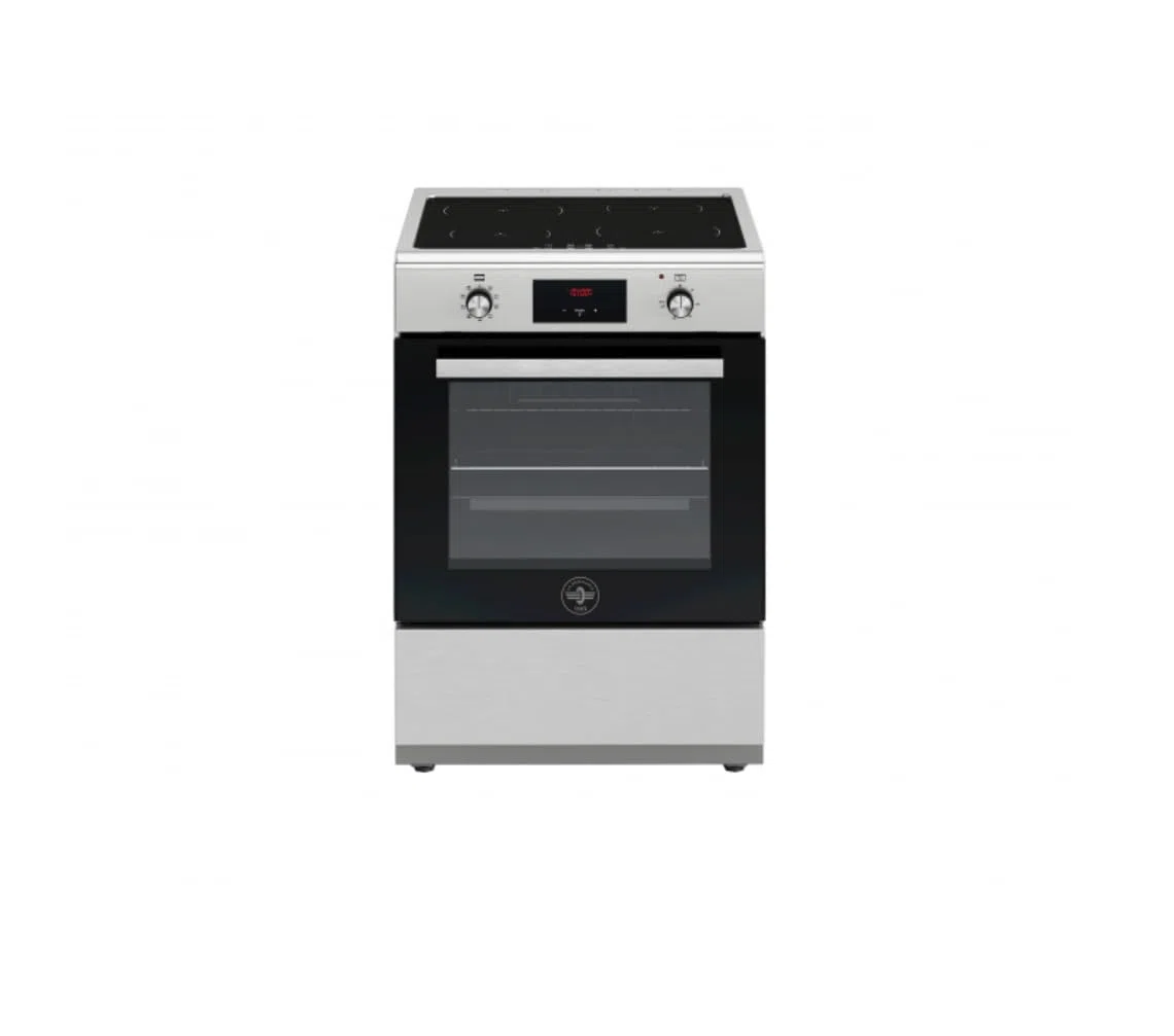 La Germania SE664IX Serie Futura, Cucina 60 Cm, Piano Ad Induzione Con 4 Zone Di Cottura, Forno Elettrico Ventilato Con 9 Funzioni, Funzione Booster, Classe Energetica A