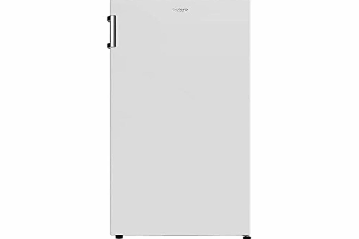 Cecotec Frigorifero 1 Porta Bolero CoolMarket 1D 242 White, 242 Litri, Altezza 143,4 cm, Risparmio Energetico, Funzione Auto Defrost, Cassetto per Prodotti Freschi, Porta Reversibile, Bianco
