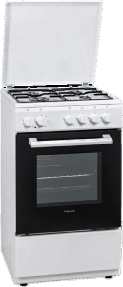 Finlux FXMC55WM Kuchenka gazowa z piekarnikiem 4 palniki 50x50 cm Klasa A