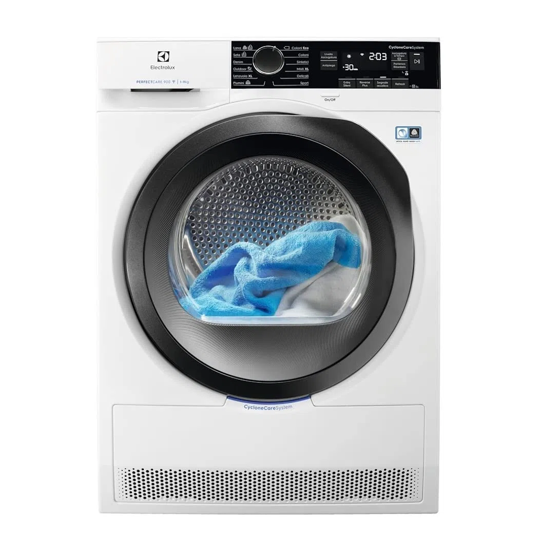 ASCIUGATRICE 9KG A+++INVERTER PERFECTCARE DELICATECARE HYGIENE OBLO' NERO EW9H297BY