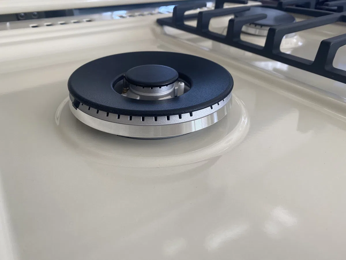 Kuchenka gazowa 90x60 RUSTICA Lar.El 5-palnikowa z akcesoriami elektrycznymi