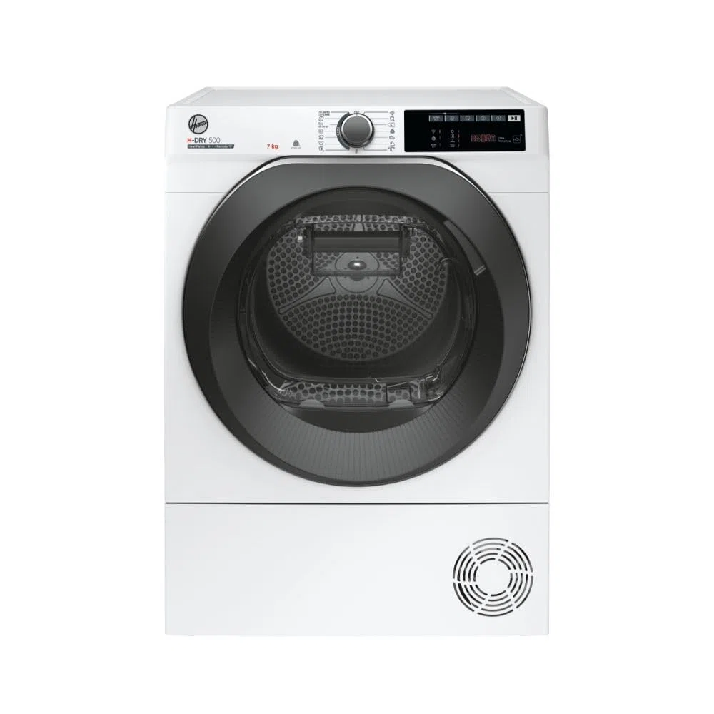 Hoover ND4 H7A2TCBEX-S Asciugatrice 7 Kg Slim Pompa di calore Wi-Fi Classe energetica A++