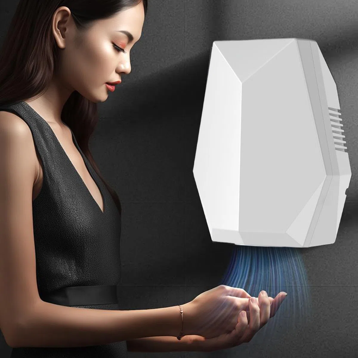 Asciugamani Elettrico | Asciugamani Elettrico Montato A Muro Potente - Dispositivo Automatico Portatile Per Ventilazione Interna Doccia Bagni Hotel Casa