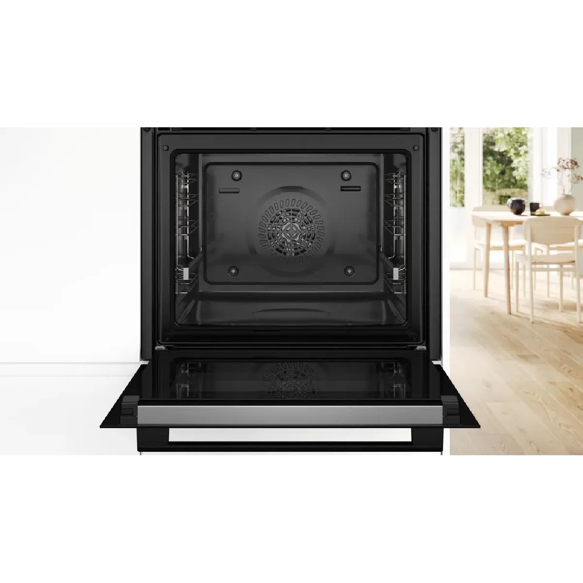 Bosch - Forno Multifunzione Pirolitico, Serie 6, 60 cm. Larghezza Home Connect, AirFry, Nero, HBG578EB7