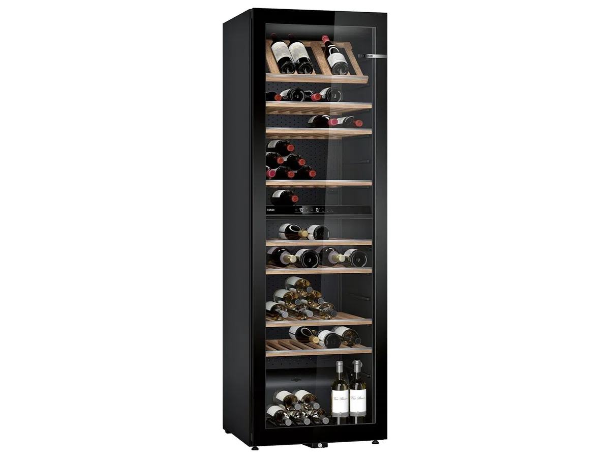 BOSCH - Cave a vin pose-libre - Porte: noir - SER6 - Classe énergie G - H: 186,00 cm x L: 60,00 cm x P: 61,00 cm