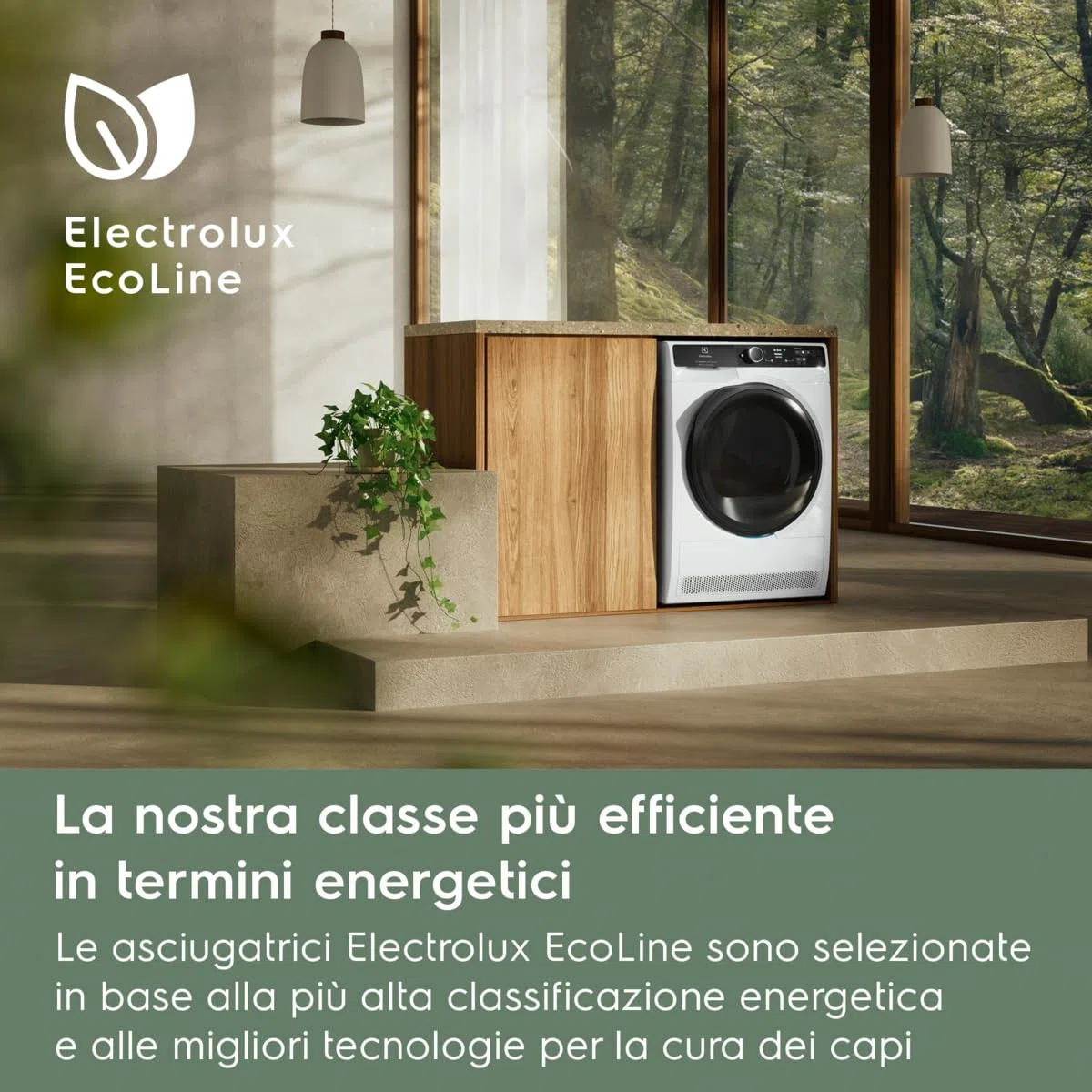 Electrolux 700 DelicateCare EW7H39B – Asciugatrice a pompa di calore 9 kg, Classe B, motore Inverter, programma Hygiene, funzione MixCare per capi misti, luce interna LED