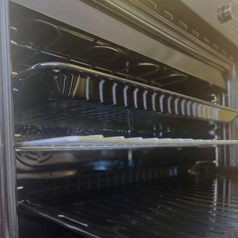 Samet, Forno da Incasso Ventilato 90 cm Apollo Nero, Maxi Forno Multifunzione 100 Litri Classe A, con Doppia Ventola, Doppia Lampada e Timer Meccanico, 89,5x57x59,5 cm