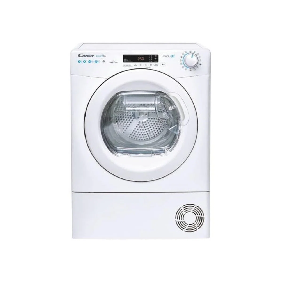 Candy Smart CSO4 H7A1DE-S Asciugatrice Slim a Pompa di Calore, 7 Kg, Wi-Fi + Bluetooth, Programma Stiro Facile, Libera Installazione, 60x46.5x85 cm, Bianco, Classe A +
