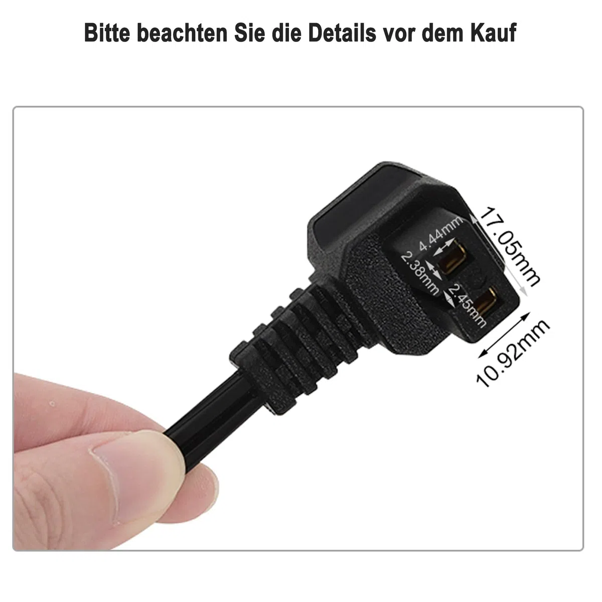 WOLTU Adattatore di Alimentazione AC per Mini Frigo, Cavo di Corrente 1,5m, Convertitore di Tensione 0,6m, da 100-240V a 14,5V, Portabile, per Uso Domestico
