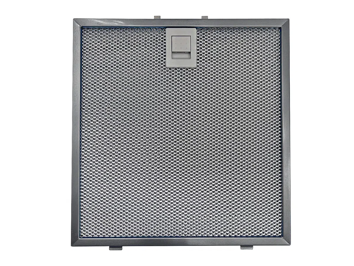 eRicambi, Coppia x2 Filtro Metallico per Cappa Compatibile con Falmec, Dimensioni 235x245x8 (mm), High Performance Filter, Pratica Maniglia di Sgancio a Innesti Rinforzati