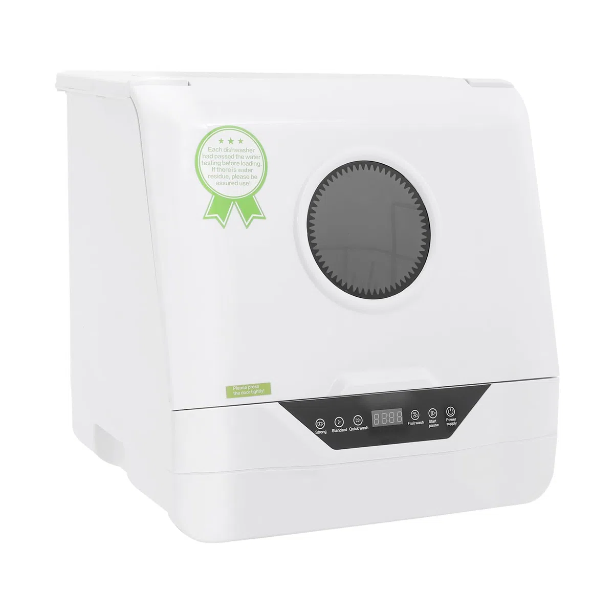Lavastoviglie da tavolo, mini lavastoviglie, portatile, 4 modalità di lavaggio, potenza nominale 800 W, lavaggio rotondo a 360°, disinfettante ad alta temperatura