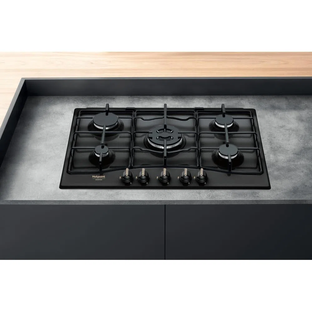 Hotpoint PCN 750 T (AN) R/HA Incasso Gas Antracite piano cottura