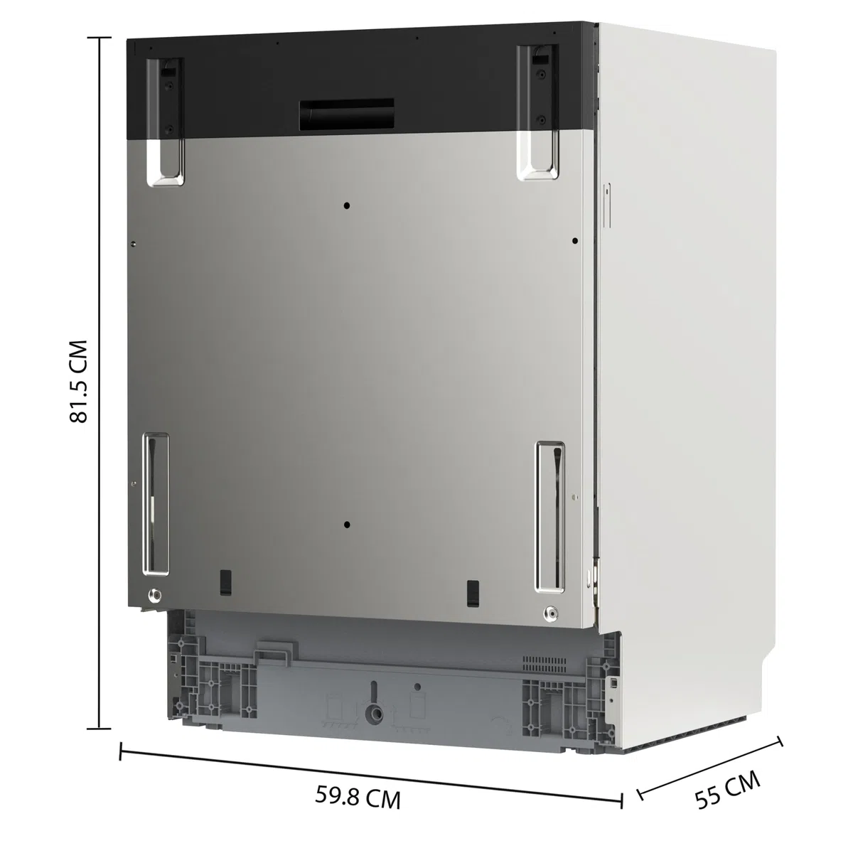 Cecotec Lavastoviglie Incasso 60cm 16 Coperti WiFi Bolero Aguazero 8700 Full-BI Connected. Motore Inverter Plus Duo, 16 Programmi, Vassoio Posate, Controllo Vocale, Funzione Vapore
