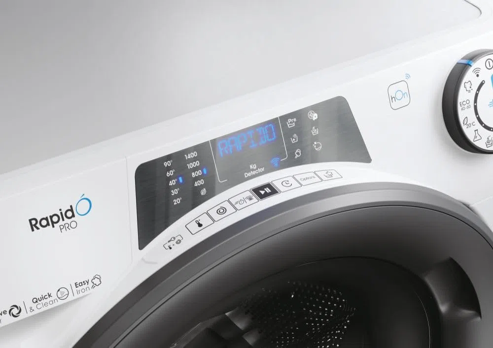 Lavatrice Slim (45 cm) 7 Kg Classe A 1400 giri Inverter Vapore - RP4 476BWMR/1-S RapidÓ PRO