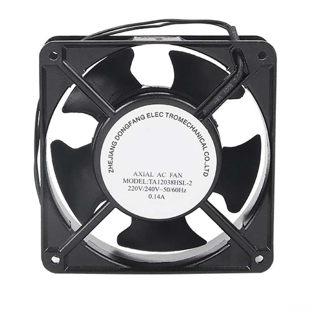 Ventilatore assiale per cassetta del camino inseribile, ad alta temperatura, lame metalliche, ventola di raffreddamento del forno della lama del metallo