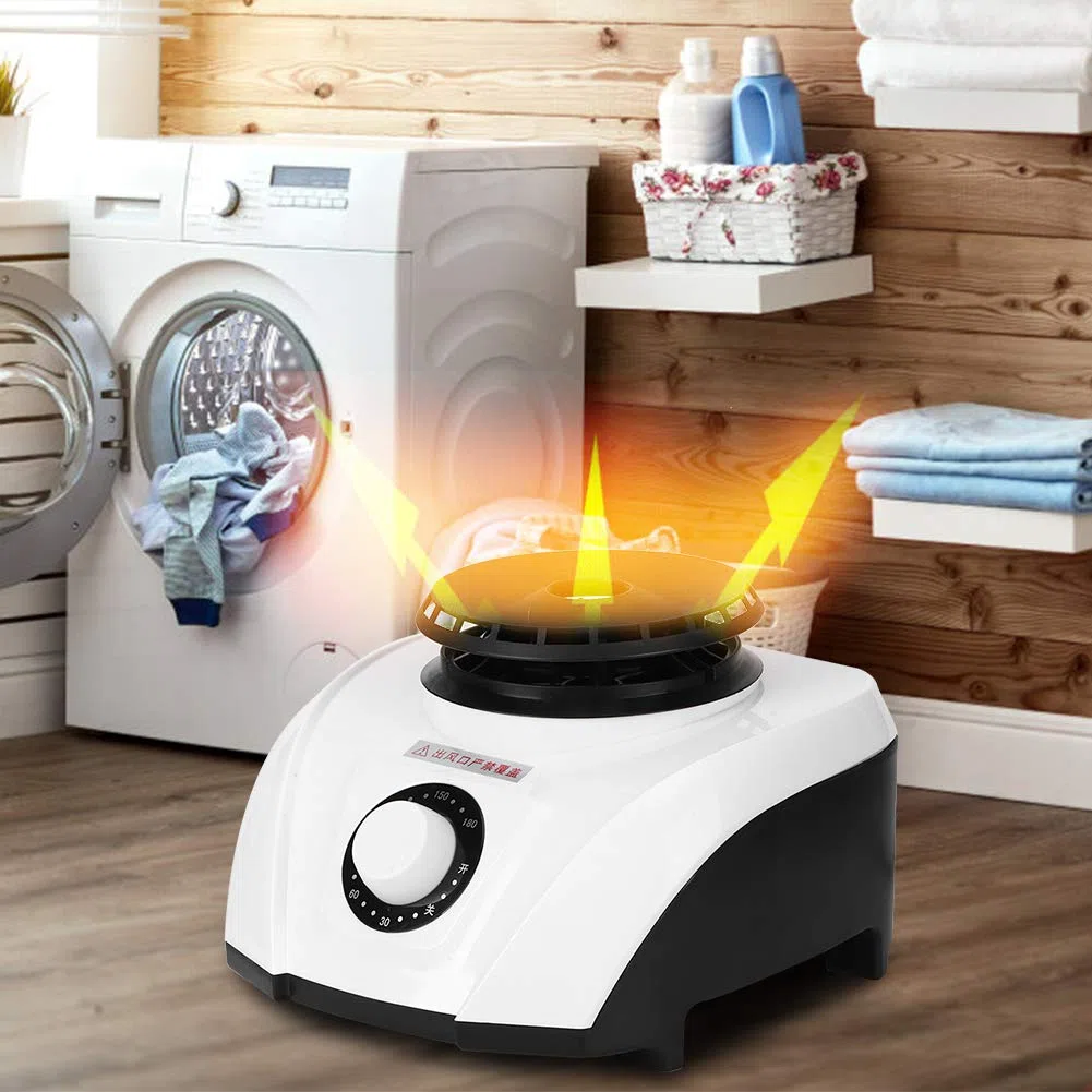 Yctze Asciugatrice, 22 * 22 * 17 1200W Asciugatrice Elettrica Ad Alta Efficienza per Uso Domestico Asciugatrice Elettrica Spina UE 220V