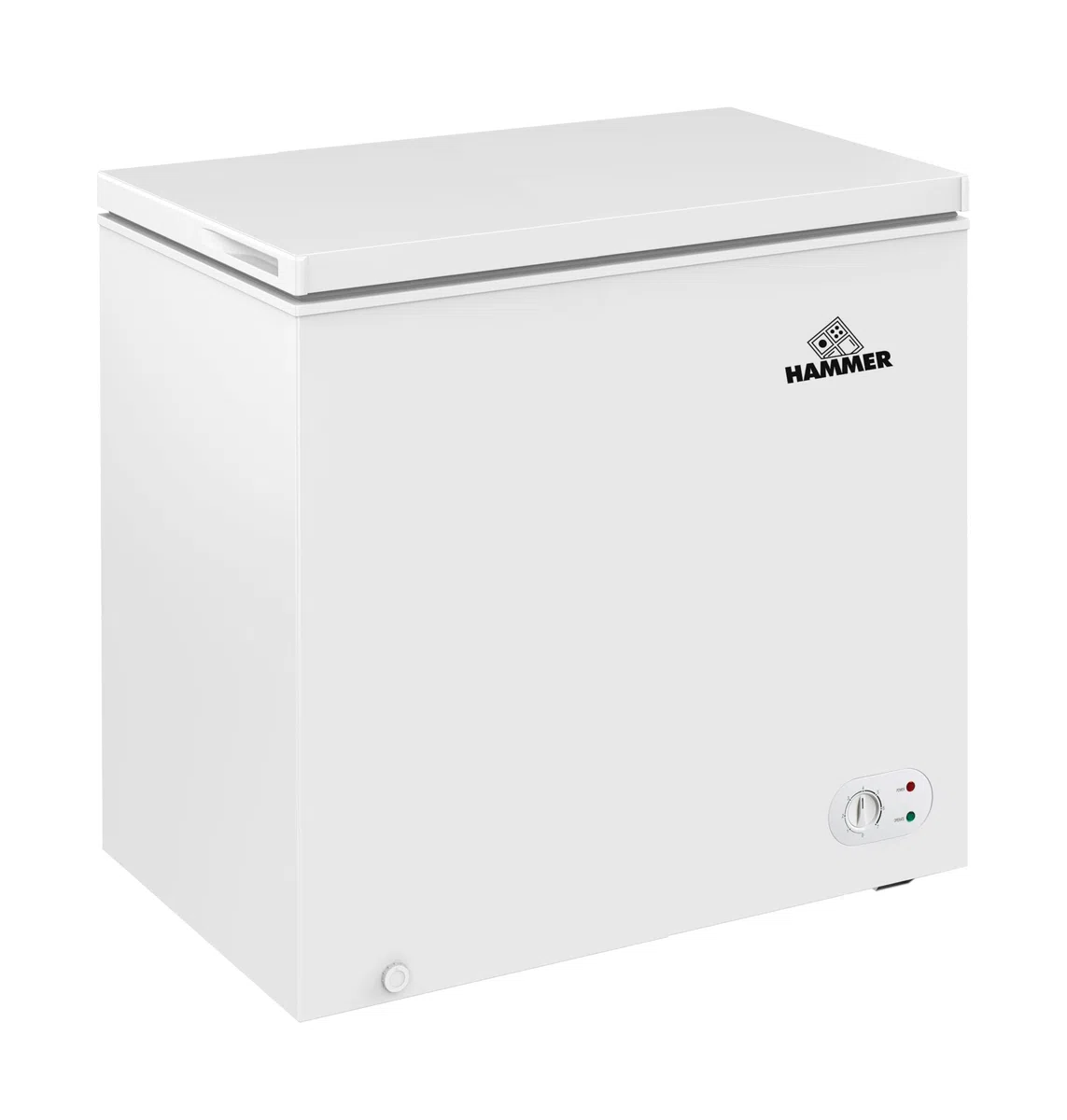Congelatore a Pozzetto HAMMER 210LT Indipendente HC258CNEWH, CLASSE E 81,4x55,4x85,2cm BIANCO