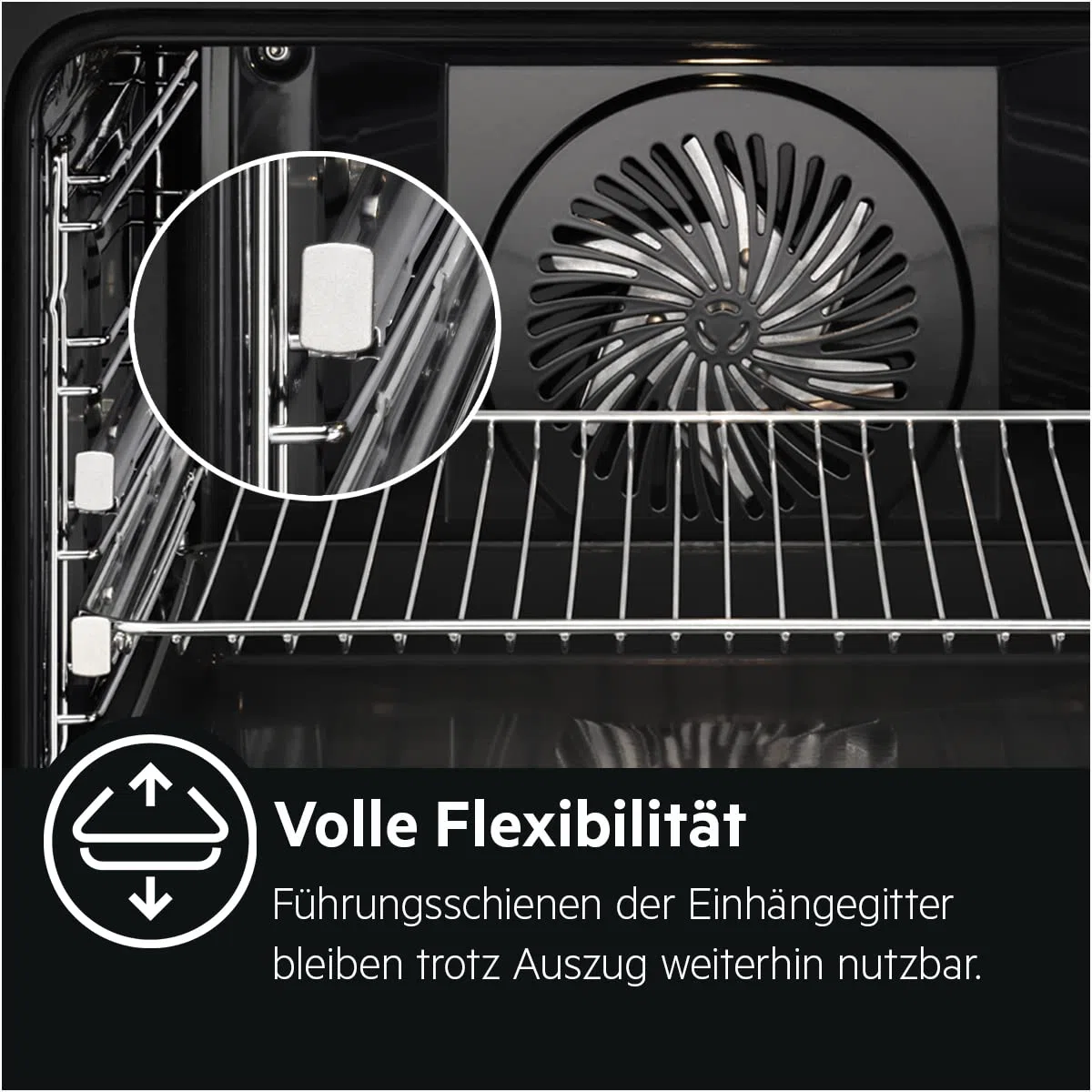 Electrolux TR3LV, Guide Telescopiche per Forno, 3 Livelli di Altezza, Argento, 32 x 14 x 383 mm