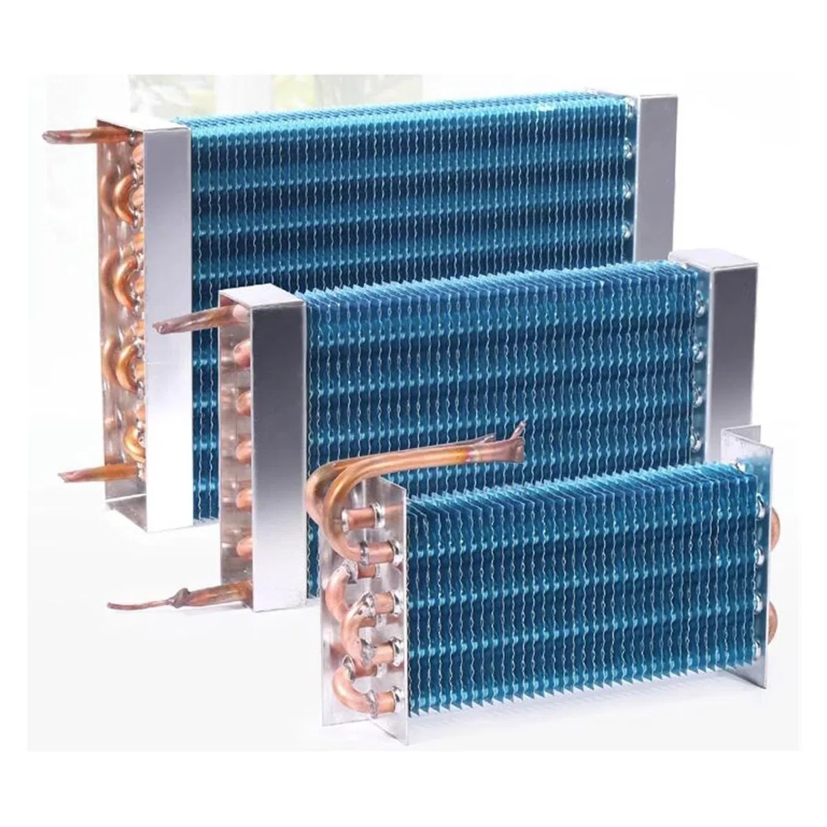 Congelatore a piastre di refrigerazione 'evaporatore, alette del tubo di rame del condensatore del frigorifero 2 * 4 * 260MM
