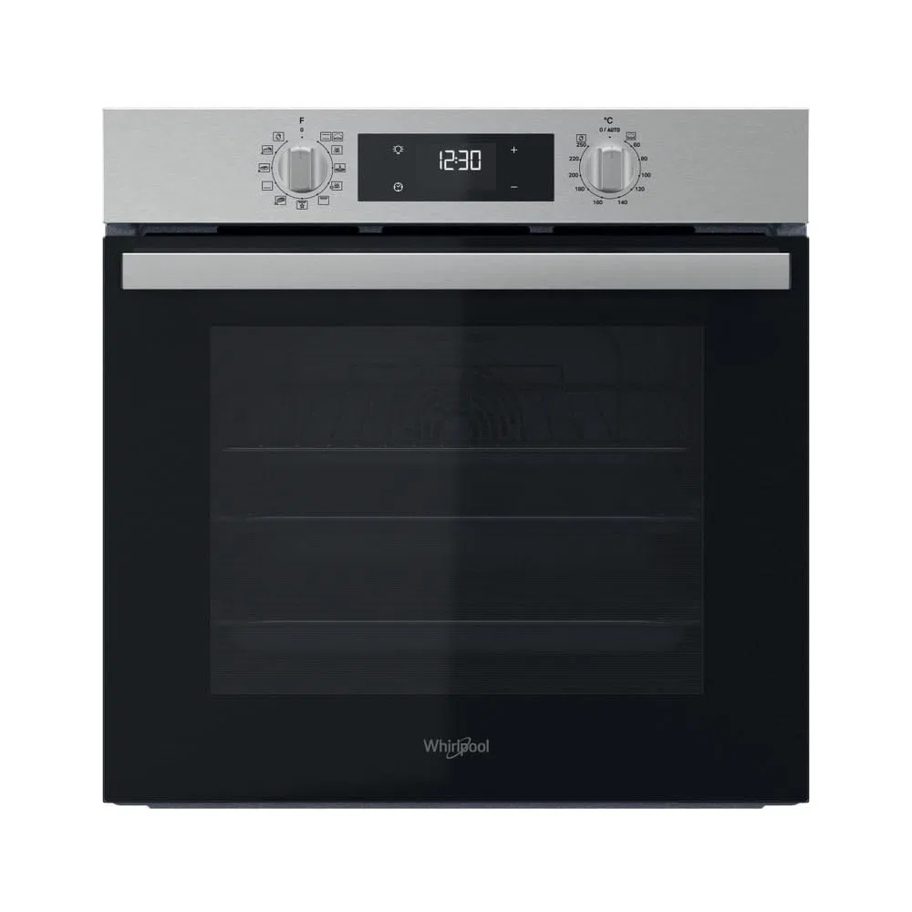 WHIRLPOOL OMR58HR0X - Forno da Incasso Elettrico Ventilato 71L, 8 Programmi, Grill Turbo per Pizza e Grandi Pasti, Funzione Autopulente SmartClean, Classe A+, Elettrodomestici Cucina 59,5Lx59,5Hx55,1P