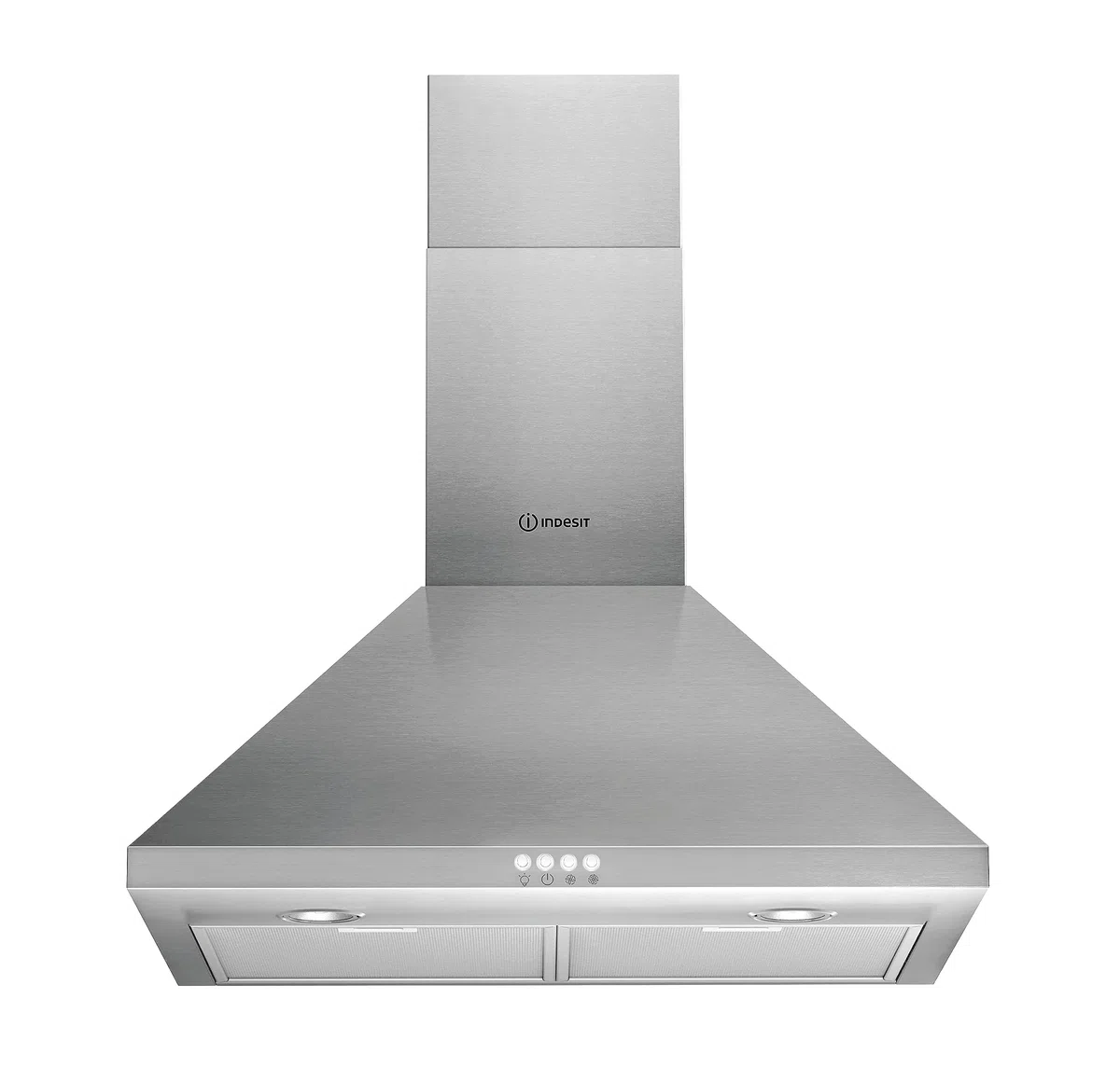 Indesit IHPC 6.5 LM X cappa aspirante 603 m³/h Cappa aspirante a parete Acciaio inossidabile B