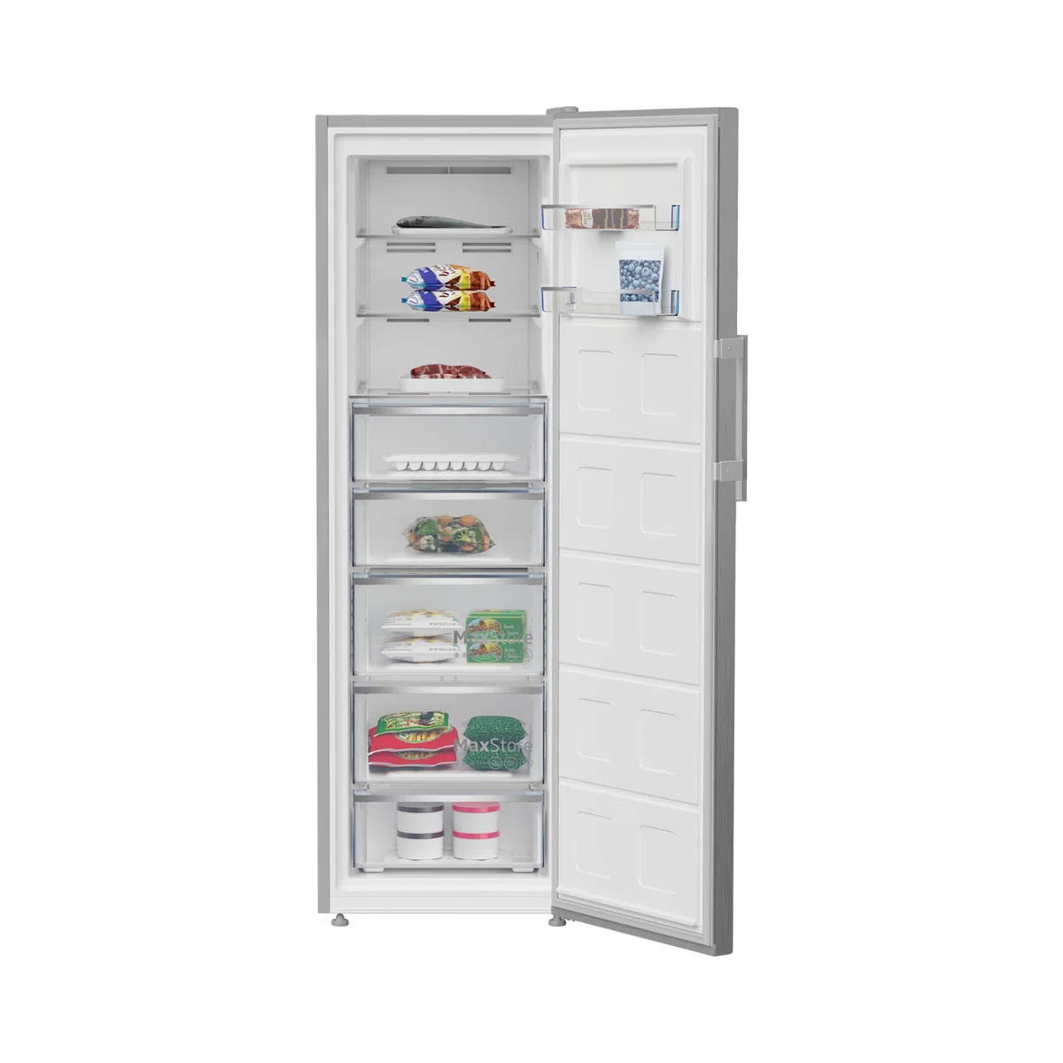 Beko B7RFNE315XP Congelatore verticale Libera installazione 286 L D Acciaio inox
