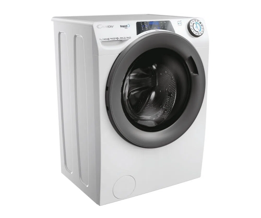 Lavatrice Slim (45 cm) 7 Kg Classe A 1400 giri Inverter Vapore - RP4 476BWMR/1-S RapidÓ PRO